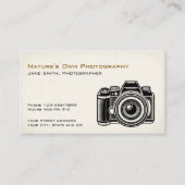 Fotostudio Fotograaf Visitekaartje (Voorkant)