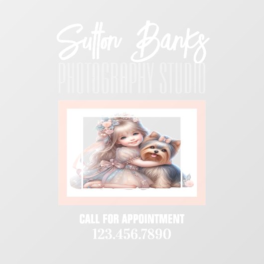 Fotostudio Raamsticker (Vel)