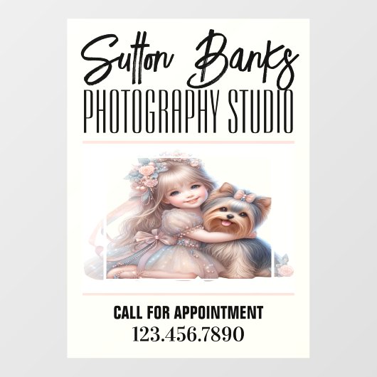 Fotostudio Raamsticker (Vel)