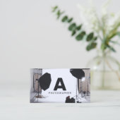 Fotostudio sessie geïnspireerd visitekaartje (Staand voorkant)