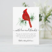 Fotosympathie begrafenis Memorial Hartelijk dank Bedankkaart (Staand voorkant)