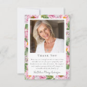 Fotosympathie begrafenis Memorial Hartelijk dank Bedankkaart (Voorkant)