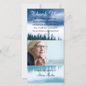 Fotosympathie Memorial Bedankt Lake Reflection (Voorkant)