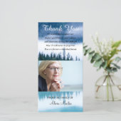 Fotosympathie Memorial Bedankt Lake Reflection (Staand voorkant)