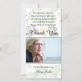 Fotosympathie Memorial Dank u herfst leves Bedankkaart