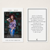 Fotosympathie Prayer-kaart Visitekaartje (Voorkant /achterkant)