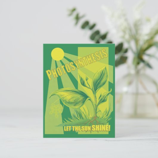 Fotosynthese Briefkaart (Staand voorkant)