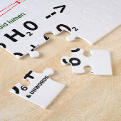 Fotosynthese (chemische formule lichtafhankelijk) legpuzzel (Zijkant)