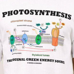 Fotosynthese de originele groene energiebron t-shirt