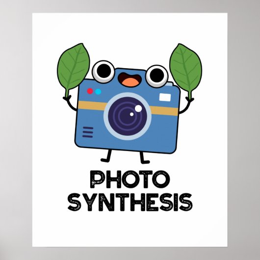 Fotosynthese Funny Camera Pun Poster (Voorkant)