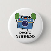 Fotosynthese Funny Camera Pun Ronde Button 5,7 Cm (Voorkant)