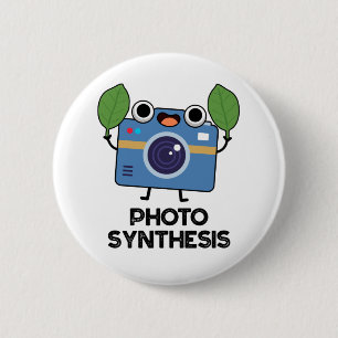 Fotosynthese Funny Camera Pun Ronde Button 5,7 Cm