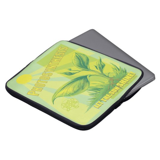 Fotosynthese Laptop Sleeve (Voorkant top)