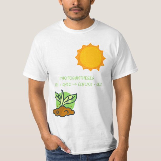 Fotosynthese T-shirt (Voorkant)
