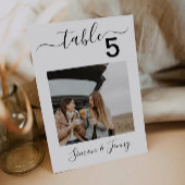 Fototafelnummers Trouwbord 5x7 Kaart
