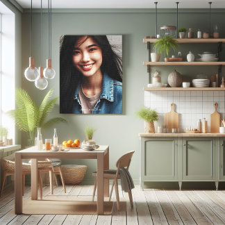 Fototekst aangepast gepersonaliseerd canvas afdruk