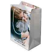 Fototekst Kerstmis Medium Cadeauzakje (Achterkant Gekanteld)