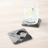 Fototekst sjabloon persoonlijke Moederdag Bier Onderzetter (Rechterzijde)