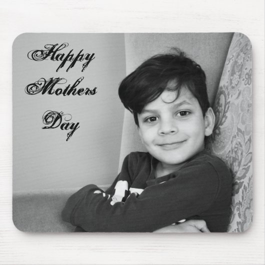 Fototekst sjabloon persoonlijke Moederdag Muismat (Voorkant)