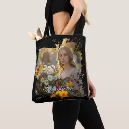 Fototekst tote bag