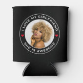 Fototeksthart Ik hou van mijn Geweldige Vriendin Blikjeskoeler (Voorkant)