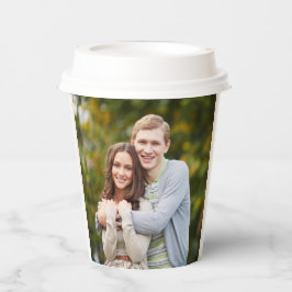 Fototemplate voor feestelijke aankondiging - Drink Papieren Bekers