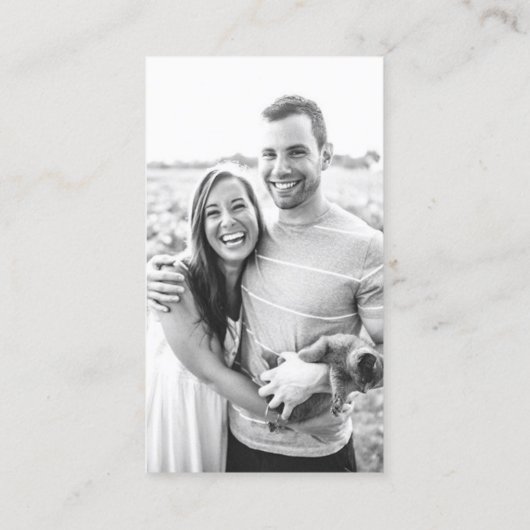 Fototickets voor stap en doe - het - bierglas op z visitekaartje (Achterkant)