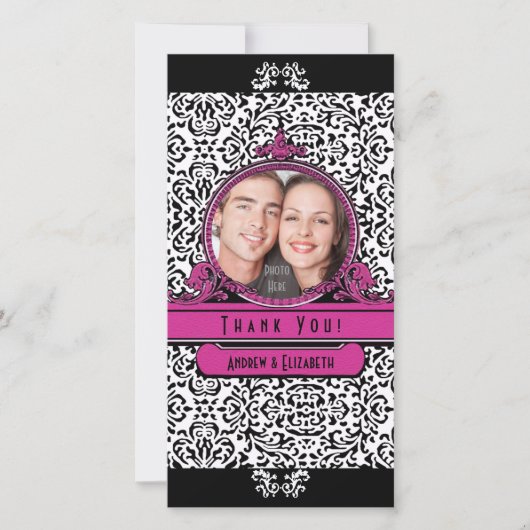 Fototoevoeging ~ Dank u voor de fotokaart Bedankkaart (Voorkant)