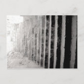 Fototrap voor zwart-witscène briefkaart (Voorkant)