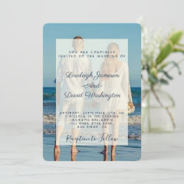 Fototrouwuitnodiging Kaart