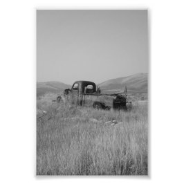 fototruck met gras foto afdruk