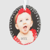 Fototypografie Kerstversiering Ornament (voorkant)