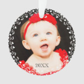 Fototypografie Kerstversiering Ornament (voorkant)