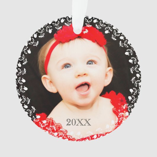 Fototypografie Kerstversiering Ornament (voorkant)