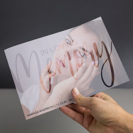 Fototypografie | Schuurgeviering van het leven Kaart