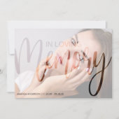 Fototypografie | Schuurgeviering van het leven Kaart (Voorkant)