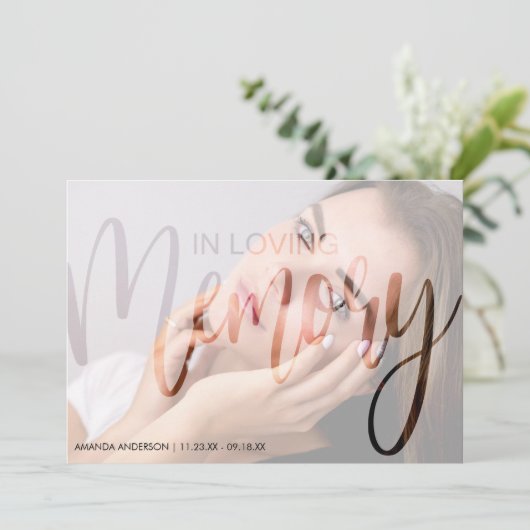 Fototypografie | Schuurgeviering van het leven Kaart (Staand voorkant)