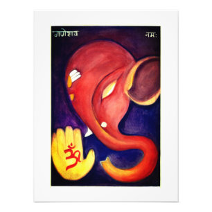 Fotouitbreiding - Ganesha Abstract Foto Afdruk