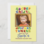 Fotouitnodiging van ABC Kaart (Voorkant)