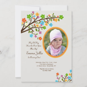 Fotouitnodiging van de embrace-lente kaart