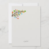 Fotouitnodiging van de embrace-lente kaart (Achterkant)