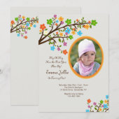 Fotouitnodiging van de embrace-lente kaart (Voorkant / Achterkant)