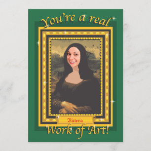 Fotouitnodiging van de schilderpartij met Fancy Li Kaart