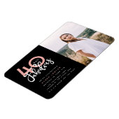 Fotouitnodiging voor 40 en geweldige verjaardagsfe magneet (Linkerzijde)