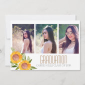 Fotouitnodiging voor afstuderen van Florence Kaart (Voorkant)