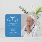 Fotouitnodiging voor Caduceus en Life Line Kaart (Staand voorkant)