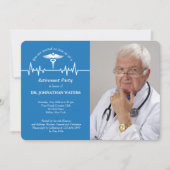 Fotouitnodiging voor Caduceus en Life Line Kaart (Voorkant)