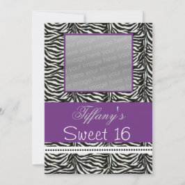 Fotouitnodiging voor Chic Sweet Sixteen Kaart