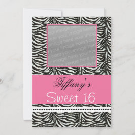 Fotouitnodiging voor Chic Sweet Sixteen Kaart