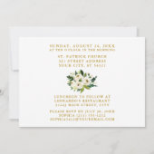 Fotouitnodiging voor de eerste Heilige Commune Gre (Achterkant)